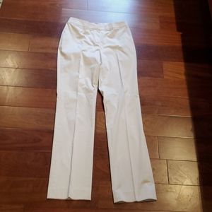 Lafayette cream cotton trousers